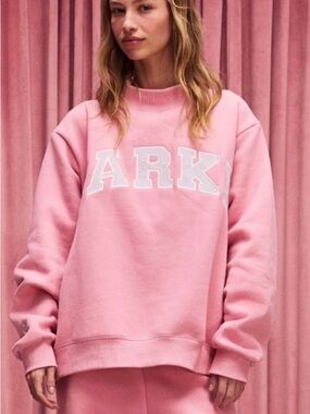 Parke Varsity Mockneck NWT Blush + Lavender